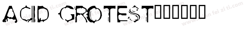 acid grotest字体转换